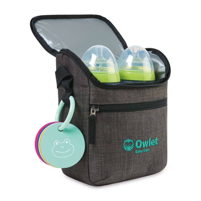 Reagan Baby Bottle Cooler - Charcoal Heather 1 Reagan Baby Bottle Cooler - Charcoal Heather 1