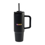 Adrian Travel Tumbler with Straw - 30 Oz. - Black 1 Adrian Travel Tumbler with Straw - 30 Oz. - Black 1