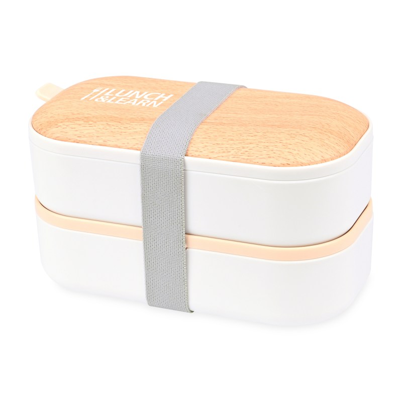 Osaka Bento Lunch Box - White 1 Osaka Bento Lunch Box - White 1
