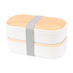 Osaka Bento Lunch Box - White 2 Osaka Bento Lunch Box - White 2