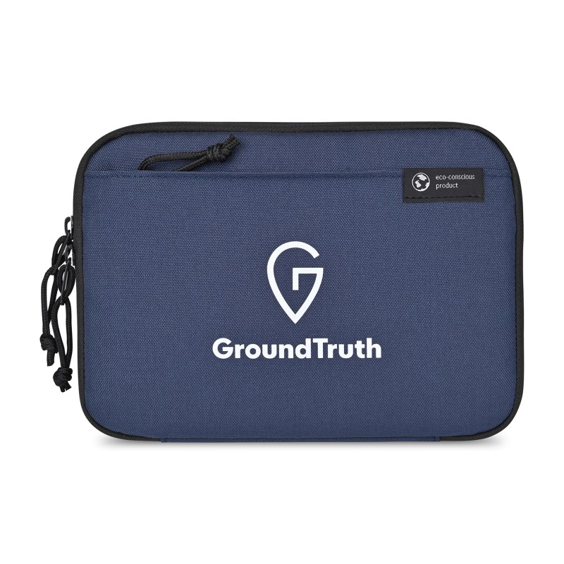 Renew Recycled rPET Slim Tech Organizer - AWARE - Navy 1 Renew Recycled rPET Slim Tech Organizer - AWARE - Navy 1