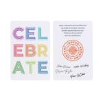 Joyful Celebration Greeting Card - White - Alternate Joyful Celebration Greeting Card - White - Alternate