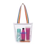 Sigma Clear Zippered Tote - Rainbow - Alternate Sigma Clear Zippered Tote - Rainbow - Alternate