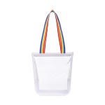 Sigma Clear Zippered Tote - Rainbow 2 Sigma Clear Zippered Tote - Rainbow 2