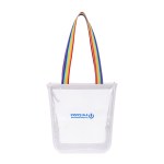 Sigma Clear Zippered Tote - Rainbow - Alternate Sigma Clear Zippered Tote - Rainbow - Alternate