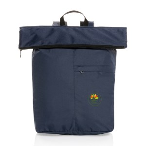 Dillon AWARE™ rPET Lightweight Foldable Backpack - Navy 1 Dillon AWARE™ rPET Lightweight Foldable Backpack - Navy 1