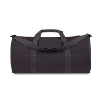 New Balance® Recycled Cotton Canvas Duffel - Black - Alternate New Balance® Recycled Cotton Canvas Duffel - Black - Alternate