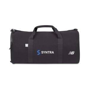 New Balance® Recycled Cotton Canvas Duffel - Black 1 New Balance® Recycled Cotton Canvas Duffel - Black 1