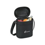 Aviana™ Rowan Recycled Nylon Lunch Cooler - Aware™ - Black - Alternate Aviana™ Rowan Recycled Nylon Lunch Cooler - Aware™ - Black - Alternate