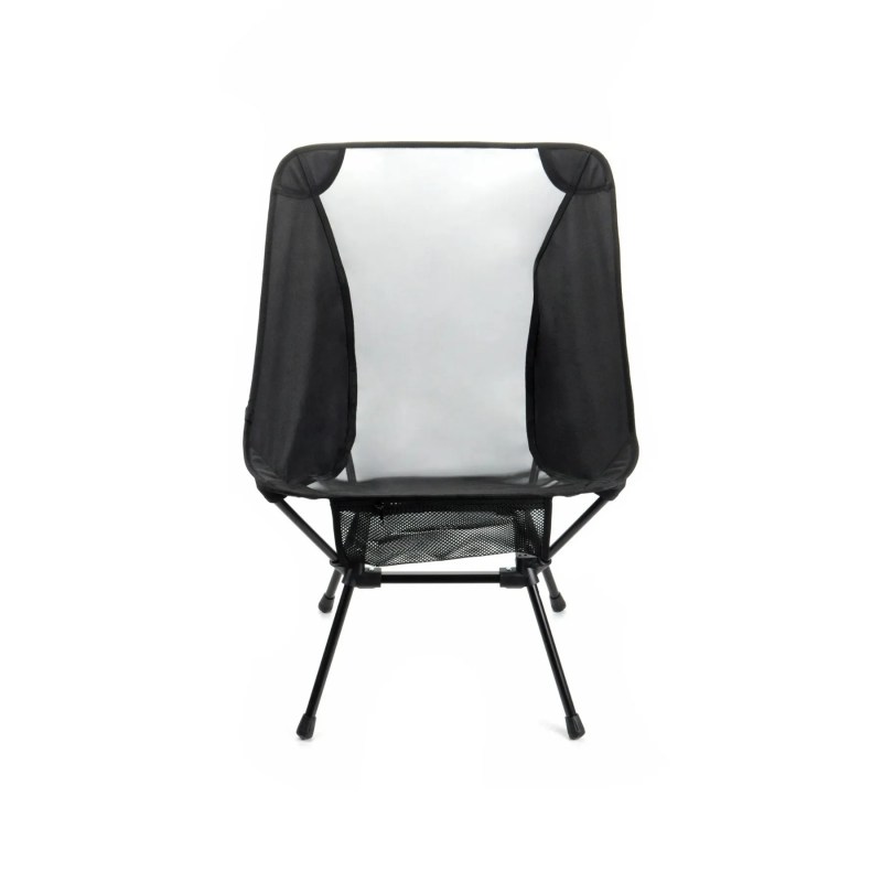 Campstead Recycled rPET Camping Chair w/ Storage Bag - Black 1 Campstead Recycled rPET Camping Chair w/ Storage Bag - Black 1