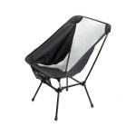 Campstead Recycled rPET Camping Chair w/ Storage Bag - Black - Alternate Campstead Recycled rPET Camping Chair w/ Storage Bag - Black - Alternate