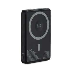 iLive Wirelesss 10K Power Bank with Wireless and Watch charger - Black 1 iLive Wirelesss 10K Power Bank with Wireless and Watch charger - Black 1