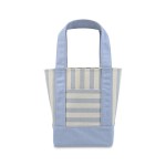 Mini Canvas Tote - Blue Stripe 2 Mini Canvas Tote - Blue Stripe 2
