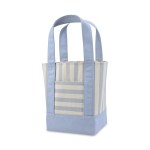 Mini Canvas Tote - Blue Stripe - Alternate Mini Canvas Tote - Blue Stripe - Alternate