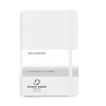 Moleskine® Hard Cover Ruled Medium Notebook - White 1 Moleskine® Hard Cover Ruled Medium Notebook - White 1