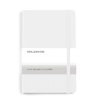 Moleskine® Hard Cover Ruled Medium Notebook - White 2 Moleskine® Hard Cover Ruled Medium Notebook - White 2