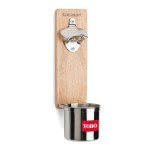 Cuisinart Outdoors Magnetic Bottle Opener & Cup Holder - Wood 1 Cuisinart Outdoors Magnetic Bottle Opener & Cup Holder - Wood 1