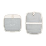 La Cuisine Potholder Hot Pad Set - Grey 1 La Cuisine Potholder Hot Pad Set - Grey 1