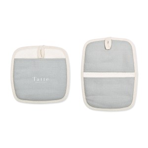 La Cuisine Potholder Hot Pad Set - Grey 1 La Cuisine Potholder Hot Pad Set - Grey 1