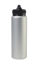 Jett Aluminum Straw Lid Hydration Bottle - 32 Oz. - Silver 2 Jett Aluminum Straw Lid Hydration Bottle - 32 Oz. - Silver 2