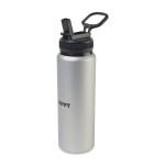 Jett Aluminum Straw Lid Hydration Bottle - 32 Oz. - Silver - Alternate Jett Aluminum Straw Lid Hydration Bottle - 32 Oz. - Silver - Alternate
