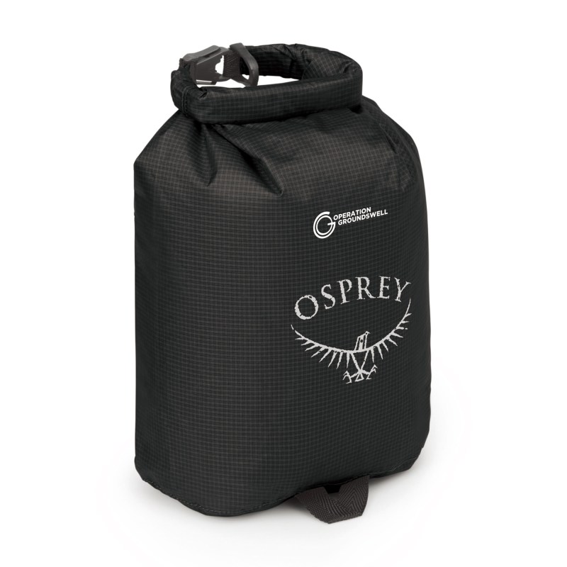 Osprey Ultralight Dry Sack 3L - Black 1 Osprey Ultralight Dry Sack 3L - Black 1
