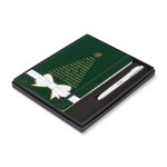 Moleskine® Hard Cover Holiday Notebook and GO Pen Gift Set - Myrtle Green 1 Moleskine® Hard Cover Holiday Notebook and GO Pen Gift Set - Myrtle Green 1