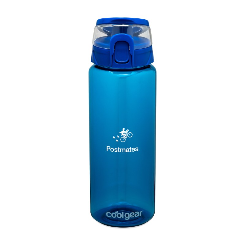Cool Gear® Cylinder Bottle with Halo Lid - 32 Oz. - Blueberry 1 Cool Gear® Cylinder Bottle with Halo Lid - 32 Oz. - Blueberry 1