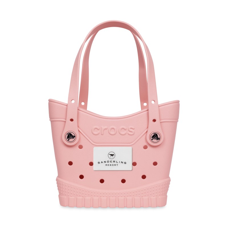 Crocs™ Classic Small Tote - Powder Pink - White 1 Crocs™ Classic Small Tote - Powder Pink - White 1