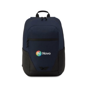 Peak Recycled rPET Laptop Backpack - Navy 1 Peak Recycled rPET Laptop Backpack - Navy 1