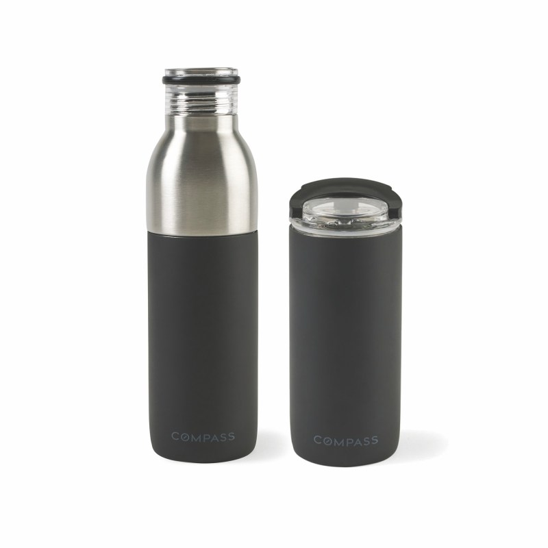 Emery 2-in-1 Double Wall Stainless Bottle - 20 Oz. - Matte Black 1 Emery 2-in-1 Double Wall Stainless Bottle - 20 Oz. - Matte Black 1