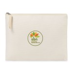 AWARE™ Recycled Cotton Zippered Pouch - Natural 1 AWARE™ Recycled Cotton Zippered Pouch - Natural 1