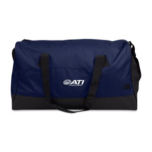 New Balance Essentials Recycled rPET Large Duffel - Navy 1 New Balance Essentials Recycled rPET Large Duffel - Navy 1