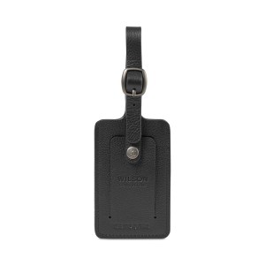 Samsonite Leather Luggage Tag - Black 1 Samsonite Leather Luggage Tag - Black 1