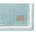 Minkie Sherpa Recycled Polyester Baby Blanket - Hush Blue - Alternate Minkie Sherpa Recycled Polyester Baby Blanket - Hush Blue - Alternate