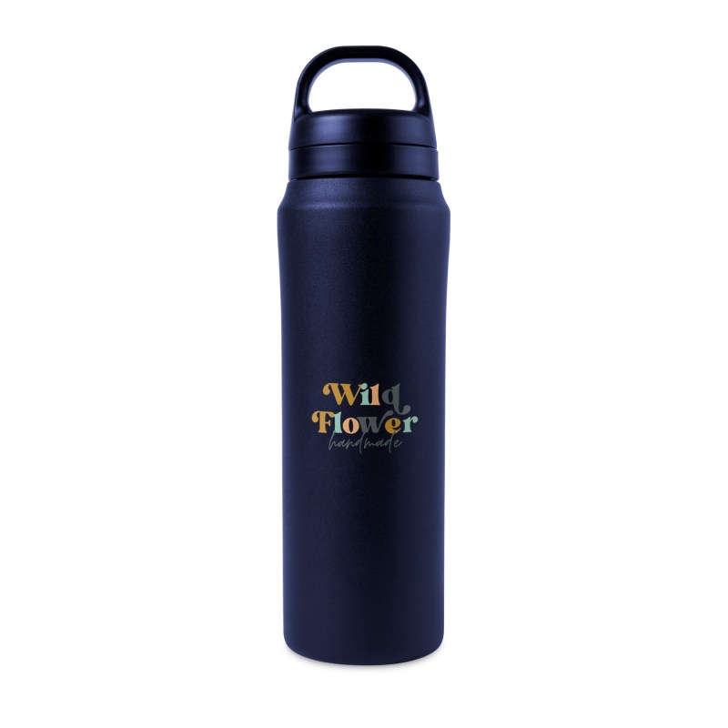 Aviana Rowan Recycled Stainless Steel Water Bottle - 16 Oz. - Matte Navy 1 Aviana Rowan Recycled Stainless Steel Water Bottle - 16 Oz. - Matte Navy 1