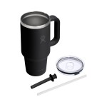 Hydro Flask Travel Tumbler Clear Lid 32 Oz. - Black - Alternate Hydro Flask Travel Tumbler Clear Lid 32 Oz. - Black - Alternate