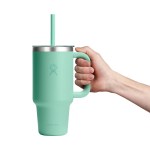 Hydro Flask Travel Tumbler Clear Lid 32 Oz. - Mermaid Green - Alternate Hydro Flask Travel Tumbler Clear Lid 32 Oz. - Mermaid Green - Alternate