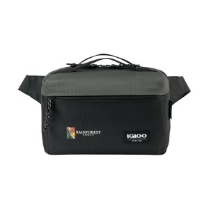 Igloo Fundamentals Hip Pack Cooler - Black-Dark Grey 1 Igloo Fundamentals Hip Pack Cooler - Black-Dark Grey 1