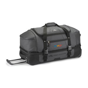 High Sierra Fairlead 28" Drop Bottom Wheeled Duffel - Mercury-Black 1 High Sierra Fairlead 28" Drop Bottom Wheeled Duffel - Mercury-Black 1