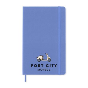 Moleskine Hard Cover Ruled Large Notebook - Hydrangea Blue 1 Moleskine Hard Cover Ruled Large Notebook - Hydrangea Blue 1