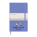 Moleskine® Hard Cover Ruled Large Notebook - Hydrangea Blue - Alternate Moleskine® Hard Cover Ruled Large Notebook - Hydrangea Blue - Alternate