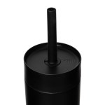 MiiR Sipper Straw Bottle - 16 Oz. - Black Powder - Alternate MiiR Sipper Straw Bottle - 16 Oz. - Black Powder - Alternate