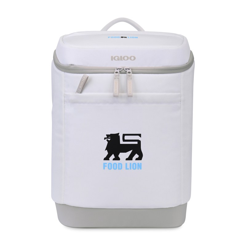 Igloo Day Chiller Recycled Poly Backpack 24 Can Soft Cooler - Cloud White 1 Igloo Day Chiller Recycled Poly Backpack 24 Can Soft Cooler - Cloud White 1