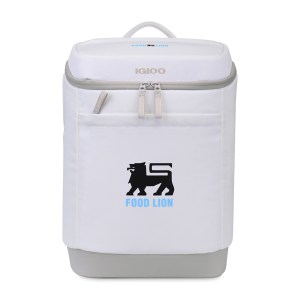 Igloo Day Chiller Recycled Poly Backpack 24 Can Soft Cooler - Cloud White 1 Igloo Day Chiller Recycled Poly Backpack 24 Can Soft Cooler - Cloud White 1