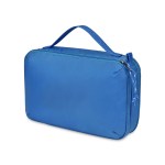 Parker Recycled rPET Dual Zippered Pouch - Royal Blue - Alternate Parker Recycled rPET Dual Zippered Pouch - Royal Blue - Alternate
