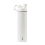MiiR Vacuum Insulated Wide Mouth Hatchback Chug Lid Bottle - 20 Oz. - White Powder - Alternate MiiR Vacuum Insulated Wide Mouth Hatchback Chug Lid Bottle - 20 Oz. - White Powder - Alternate