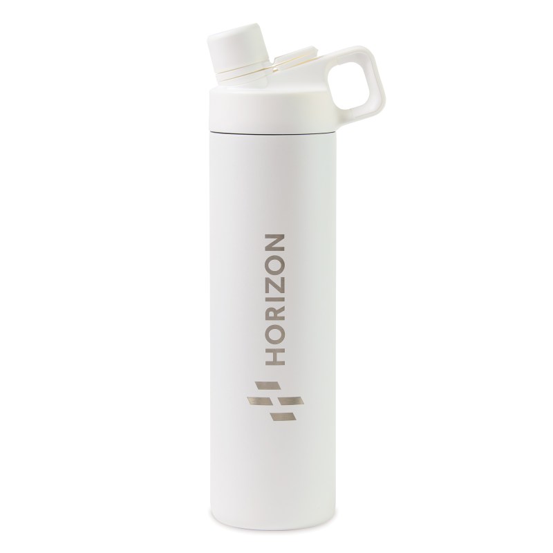 MiiR Vacuum Insulated Wide Mouth Hatchback Chug Lid Bottle - 20 Oz. - White Powder 1 MiiR Vacuum Insulated Wide Mouth Hatchback Chug Lid Bottle - 20 Oz. - White Powder 1