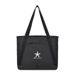 Repeat Recycled Poly Tote - Black 1 Repeat Recycled Poly Tote - Black 1