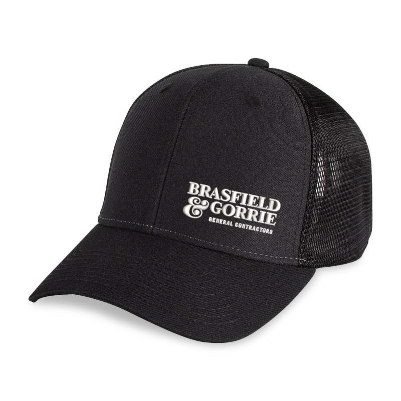 Merrimack Hat Co. Casey Performance Trucker - Black 1 Merrimack Hat Co. Casey Performance Trucker - Black 1